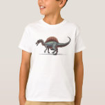 T-shirt pour enfants Spinosaurus Dinosaur<br><div class="desc">Le spinosaure est le plus grand dinosaure carnivore connu, encore plus grand que le Tyrannosaurus ou le Giganotosaurus. Le spinosaure avait un crâne allongé inhabituel et une disposition des dents. La caractéristique la plus distinctive du Spinosaurus était un ensemble de longues épines le long du dos de l'animal. Ces épines...</div>