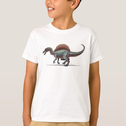 T-shirt pour enfants Spinosaurus Dinosaur (Devant)