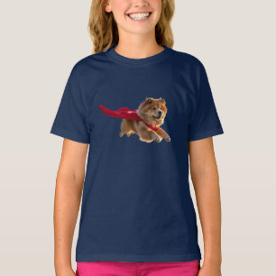 T-shirt pour enfants super-héros mignon Chow Chow