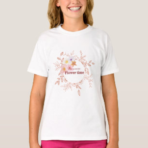 T-Shirt pour enfants Tee-shirt botanique mignon