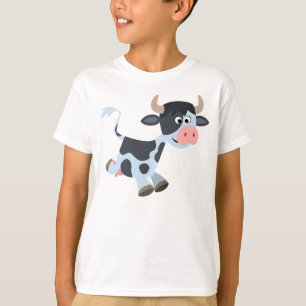 T-shirt pour enfants vache de dessin animé jogging