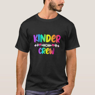 T-shirt pour enseignant de maternelle Kinder Crew
