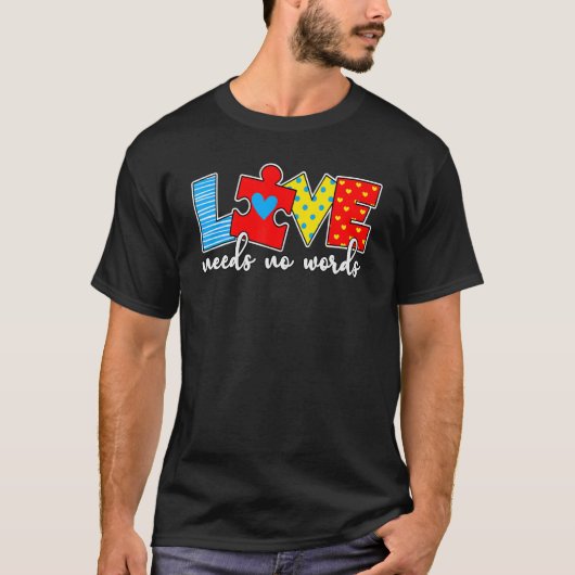 T-shirt pour enseignant de sensibilisation à l'aut (Devant)