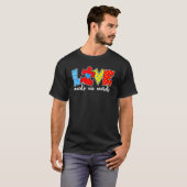 T-shirt pour enseignant de sensibilisation à l'aut (Devant entier)