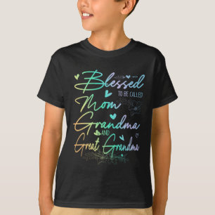T-shirt Pour Être Appelé Maman Grand-Mère Et Grande Grand-