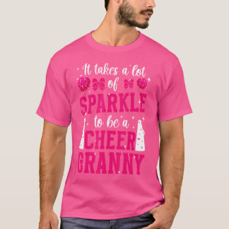 T-shirt Pour être une grand-mère de pom-pom girls encourag