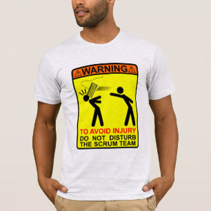 T-SHIRT POUR ÉVITER LA BLESSURE, NE DÉRANGEZ PAS L'ÉQUIPE