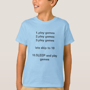 T-shirt Pour faire des jeux des jeux 3.play de list1.play