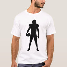 T-shirt pour fan de sport silhouette de joueur de