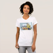 T-Shirt Pour Femme À Moto (Devant entier)