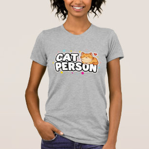 T-shirt pour femme amateur d'animaux et de chats m