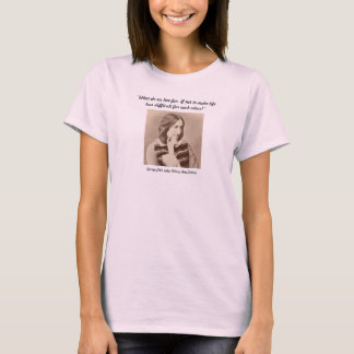 T-shirt pour femme "Pourquoi vivons-nous"