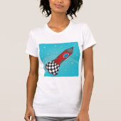T-Shirt Pour Femme Spatiale (Devant)