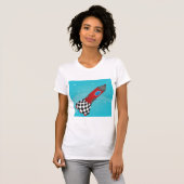 T-Shirt Pour Femme Spatiale (Devant entier)