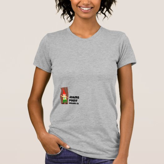 T-shirt pour femmes Adams Point Gnome (Devant)