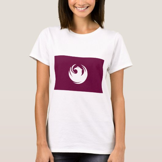 T-shirt pour femmes avec le drapeau de Phoenix, Ar (Devant)