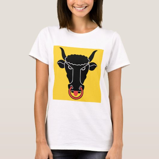 T-shirt pour femmes avec le drapeau du canton d'Ur (Devant)