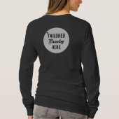 T-shirt pour femmes avec logo double face pour le  (Dos)