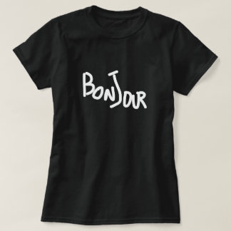 T-Shirt pour femmes Bonjour