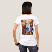 T-Shirt pour femmes "Dans le regard de l'ours" our (Dos entier)
