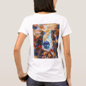 T-Shirt pour femmes "Dans le regard de l'ours" our (Dos)