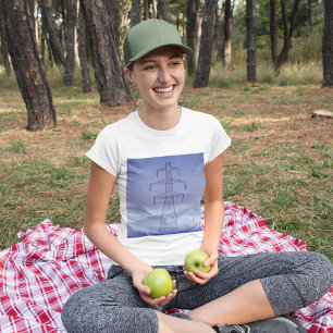 T-Shirt pour femmes de la ligne électrique tour