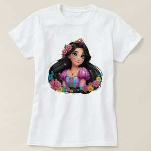 T-Shirt pour femmes Floral Raven Rapunzel