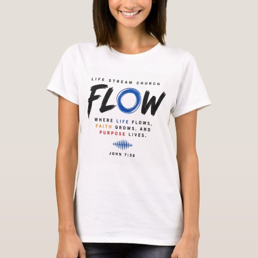 T-Shirt pour femmes FLOW (Devant)
