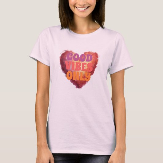 T-shirt pour femmes Good Vibes Only (Devant)