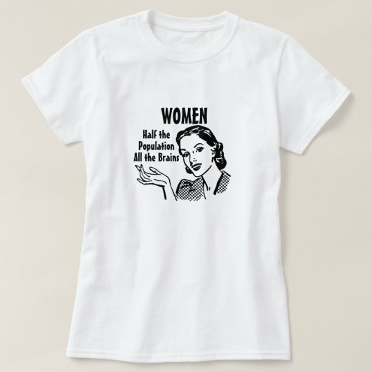 T-Shirt pour femmes intelligentes (Design devant)