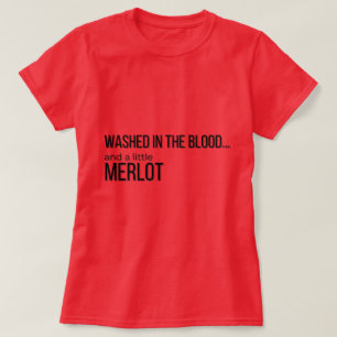 T-shirt pour femmes « Lavées dans le Sang et Merlo