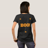 T-shirt pour femmes (noir) (Dos entier)