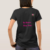 T-Shirt pour femmes noires (Dos)