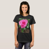 T-Shirt pour femmes noires (Devant entier)