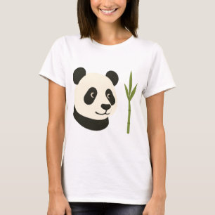 T-shirt pour femmes Panda et Bambou