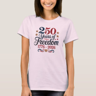 T-shirt pour femmes pour le 250e anniversaire de l