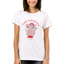 T-shirt pour femmes "Recherchez l'aventure"