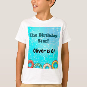 T-Shirt pour fête au bord de la piscine pour enfan