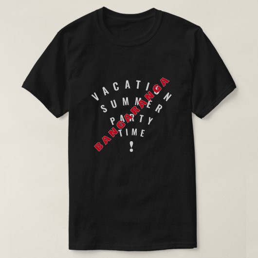 T-Shirt pour fête d'été (Design devant)