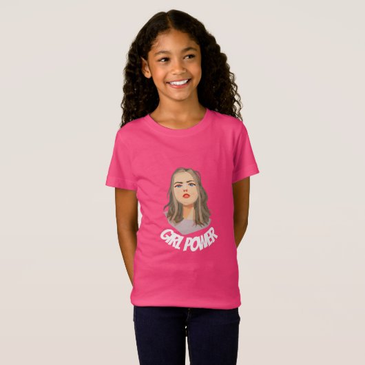 T-Shirt pour fille (Devant entier)