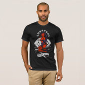 T-Shirt pour fille de la moto Biker Devil (Devant entier)