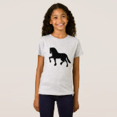 T-shirt pour fille frisonne (Devant entier)