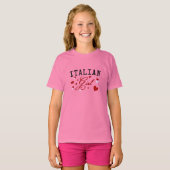 T-Shirt pour fille italienne (Devant entier)