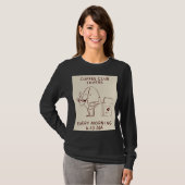 T-shirt pour filles amatrices de café (Devant entier)