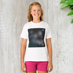T-shirt pour filles au ciel nocturne