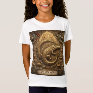 T-shirt pour filles avec motif artistique d'art an