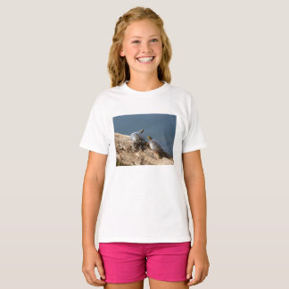 T-shirt pour filles couple tortue
