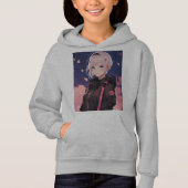"T-shirt pour filles d'Anime avant et arrière" (Devant)