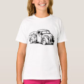 T-Shirt pour filles de ramassage agricole (Devant)