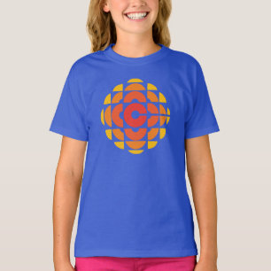 T-shirt pour filles du logo de la CBC 1974